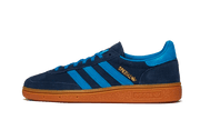 Adidas Handball Spezial Night Indigo Bright Blue Gum niebieski-granatowy - widok główny z boku | Saturaise.com