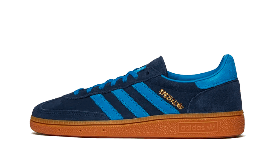 Adidas Handball Spezial Night Indigo Bright Blue Gum niebieski-granatowy - widok główny z boku | Saturaise.com