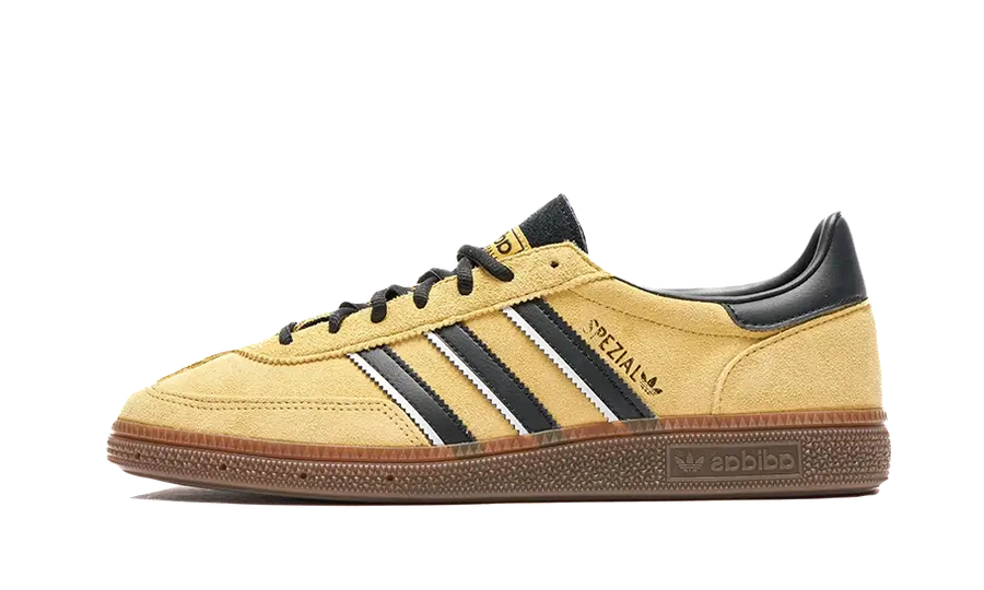 Adidas Handball Spezial Oat Black czarny-biały - widok główny z boku | Saturaise.com