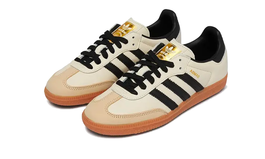 Kup oryginalne Adidas Samba OG Cream White Sand Strata ID0478 - widok z drugiego boku - Sneakersy