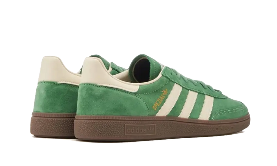 Buty Adidas Handball Spezial Preloved Green White - widok z przodu - Rozmiary EU