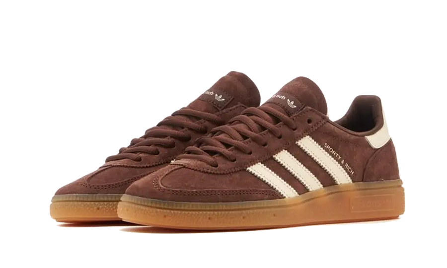 Buty Adidas Handball Spezial Sporty & Rich Brown - widok z przodu - Rozmiary EU
