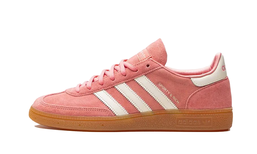Adidas Handball Spezial Sporty & Rich Pink biały-różowy - widok główny z boku | Saturaise.com