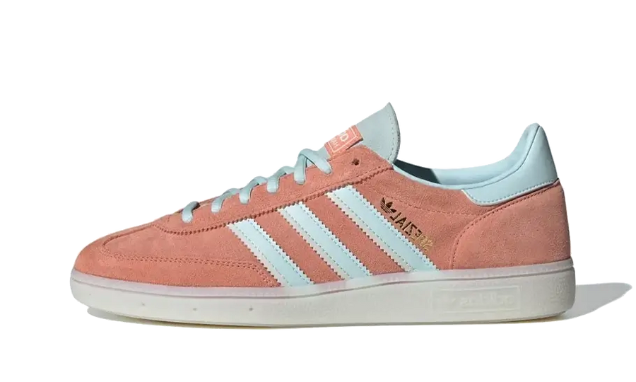 Adidas Originals Handball Spezial Wonder Clay Almost Blue niebieski-brązowy - widok główny z boku | Saturaise.com