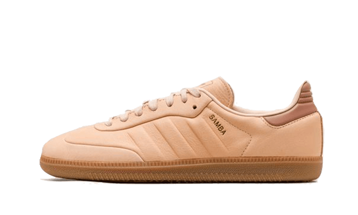 Adidas Samba Beige Gum czerwony-beżowy - widok główny z boku | Saturaise.com