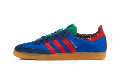 Adidas Samba Consortium Cup Sneaker Politics czerwony-niebieski - widok główny z boku | Saturaise.com