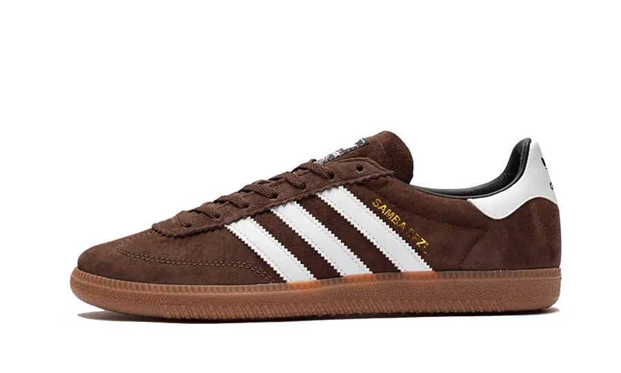 Adidas adidas Samba Deco SPZL Brown biały-czerwony - widok główny z boku | Saturaise.com