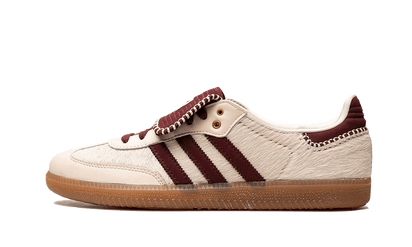 Adidas Samba Nylon Wales Bonner Cream White biały-brązowy - widok główny z boku | Saturaise.com