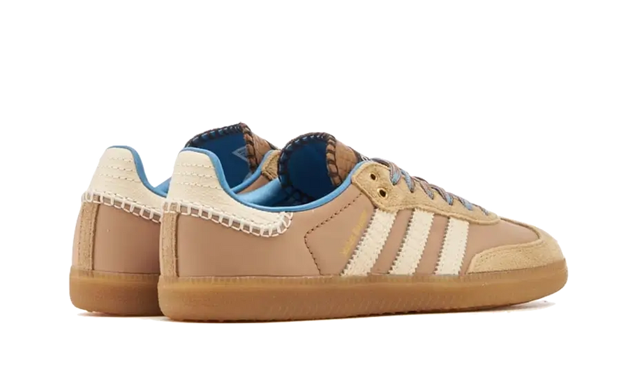 Buty Adidas Adidas Samba Nylon Wales Bonner Desert White - widok z przodu - Rozmiary EU