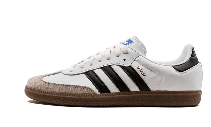 Adidas Samba OG Cloud White czarny-biały - widok główny z boku | Saturaise.com