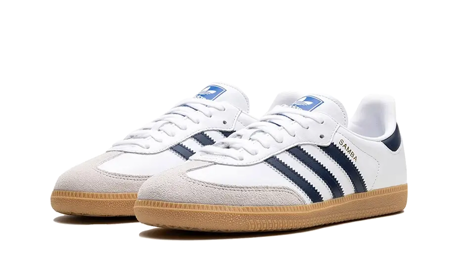 Kup oryginalne Samba OG Cloud White Night Indigo Gum - widok z drugiego boku - Sneakersy