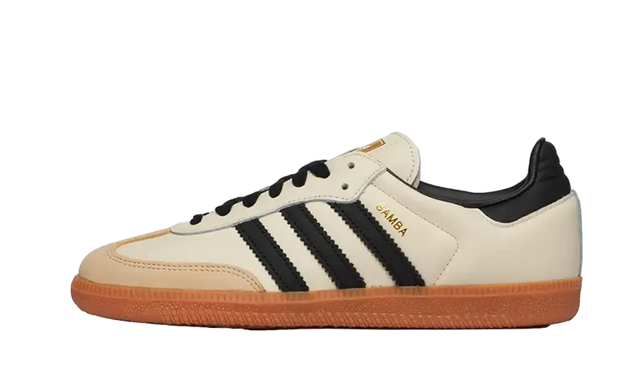 Adidas Adidas Samba OG Cream White Sand Strata czarny-biały - widok główny z boku | Saturaise.com