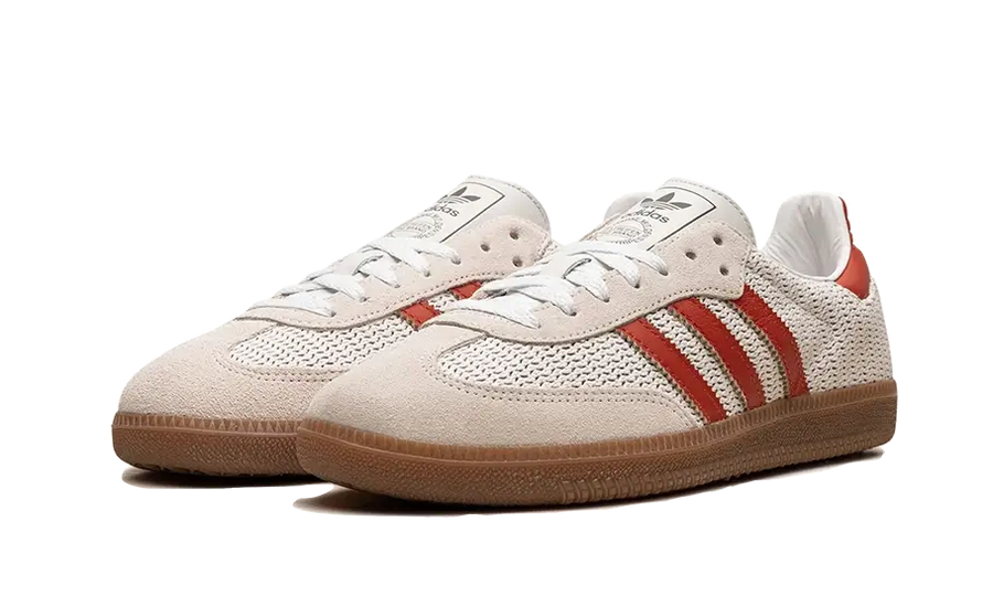 Kup oryginalne Samba OG Crystal White Preloved Red - widok z drugiego boku - Sneakersy