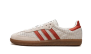 Adidas Samba OG Crystal White Preloved Red biały-czerwony - widok główny z boku | Saturaise.com