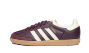 Adidas Samba OG Maroon Gold Metallic czarno-niebieski - widok główny z boku | Saturaise.com