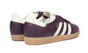 Buty Adidas Samba OG Maroon Gold Metallic - widok z przodu - Rozmiary EU