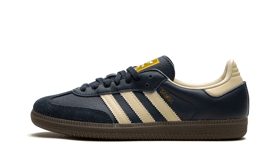 Adidas Samba OG Night Navy Cream White Gum biały-granatowy - widok główny z boku | Saturaise.com