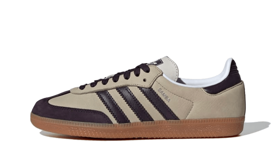Adidas Samba OG Putty Grey czarny-szary - widok główny z boku | Saturaise.com