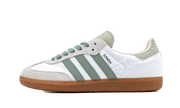 Adidas Samba OG Cloud White Silver Green biały-czerwony - widok główny z boku | Saturaise.com
