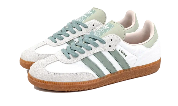 Samba OG Cloud White Silver Green - Kup oryginalne Samba OG Cloud White Silver Green - widok z drugiego boku - Sneakersy