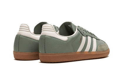 Buty Adidas Samba OG Silver Green - widok z przodu - Rozmiary EU