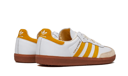 Buty Adidas Samba OG Sporty & Rich White Bold Gold - widok z przodu - Rozmiary EU