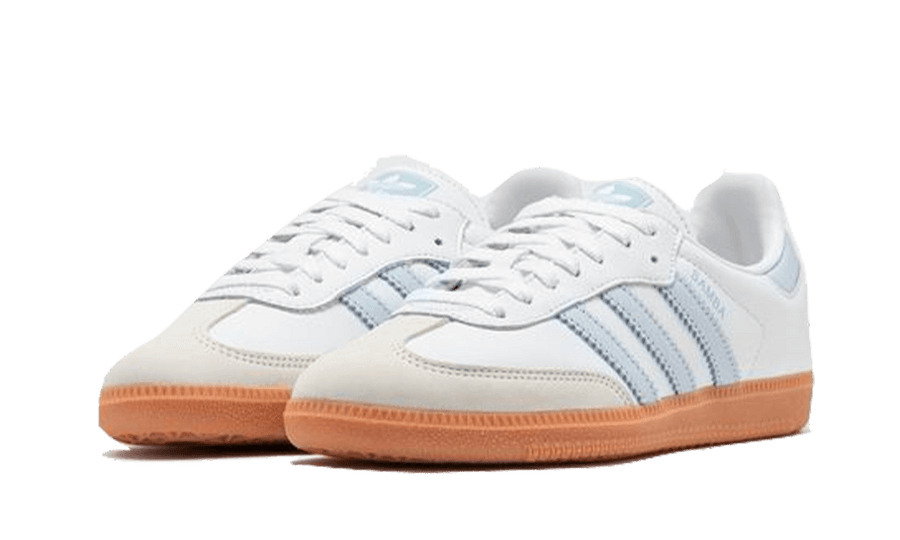 Kup oryginalne Samba OG White Halo Blue Gum - widok z drugiego boku - Sneakersy