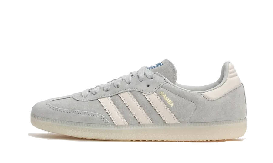 Adidas Samba OG Wonder Silver czerwony-srebrny - widok główny z boku | Saturaise.com