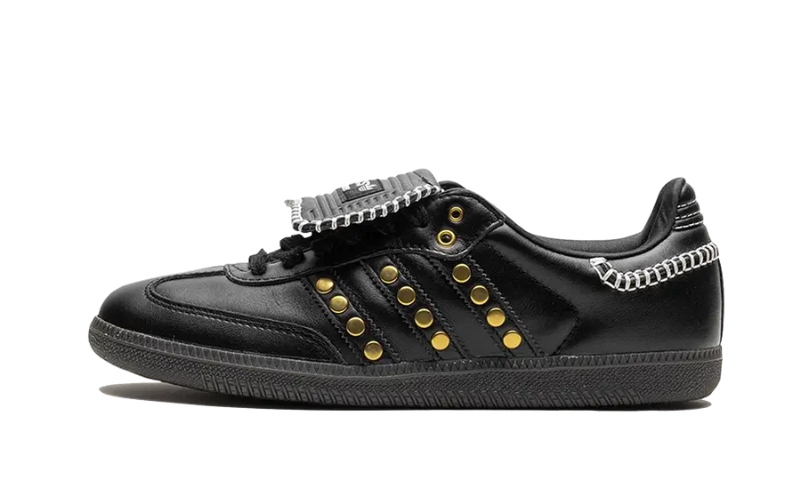 Adidas Samba Wales Bonner Studded Pack Black czarny-biały - widok główny z boku | Saturaise.com