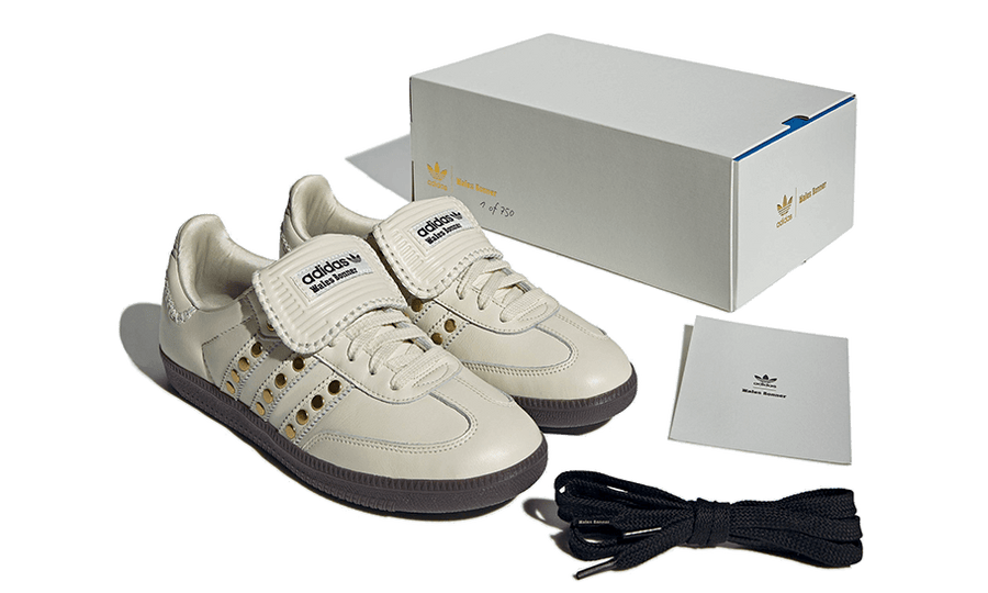 Kup oryginalne Samba Wales Bonner Studded Pack Cream White - widok z drugiego boku - Sneakersy