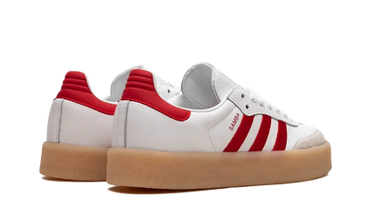Buty Adidas Sambae White Better Scarlet Gum - widok z przodu - Rozmiary EU