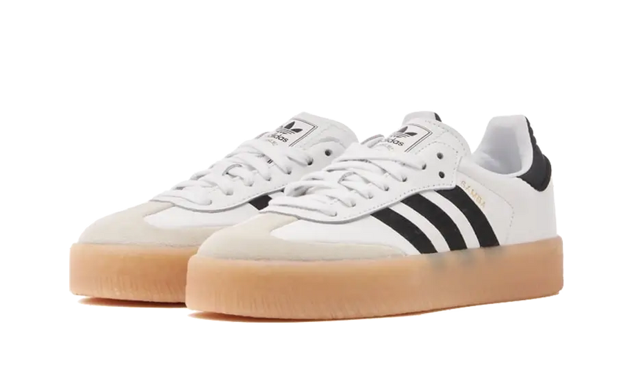 Kup oryginalne Samba White Black Gum - widok z drugiego boku - Sneakersy