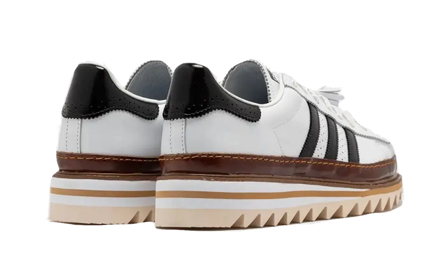 Buty Adidas Superstar CLOT White Crystal Sand - widok z przodu - Rozmiary EU