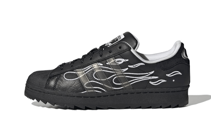 Adidas Superstar Ripple NSRC Core Black czarny-biały - widok główny z boku | Saturaise.com