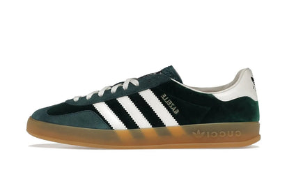 Adidas Gazelle Gucci Velvet Green biały-zielony - widok główny z boku | Saturaise.com