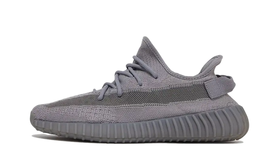 Adidas Yeezy 350 V2 Steel Grey biały-szary - widok główny z boku | Saturaise.com