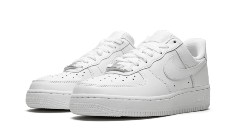 Kup oryginalne Nike Air Force 1 Low '07 Triple White - widok z drugiego boku - Sneakersy