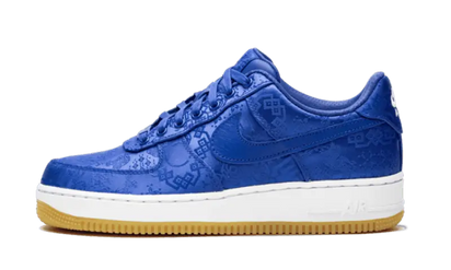 Nike Air Force 1 Low Clot Blue Silk - widok główny z boku - Streetwear