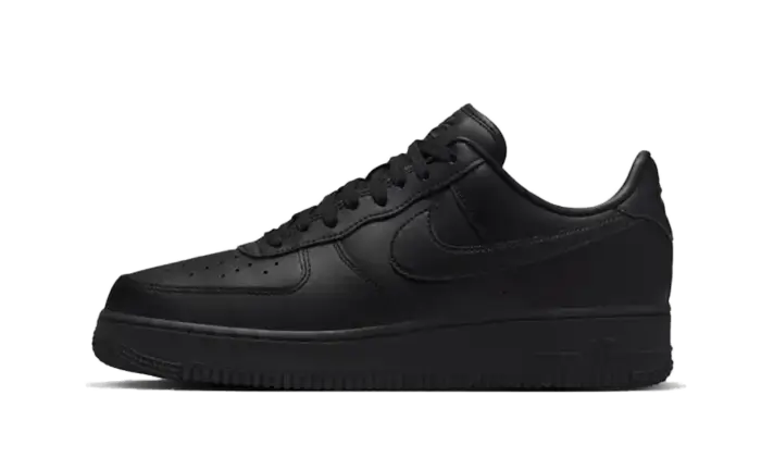 Nike Air Force 1 Low Fresh Black czarny - widok główny z boku | Saturaise.com