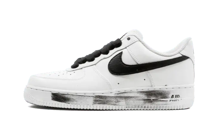 Nike Air Force 1 Low G-Dragon Peaceminusone Para-Noise White czarny-biały - widok główny z boku | Saturaise.com