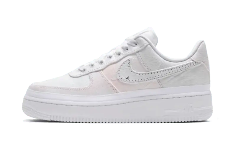 Nike Air Force 1 Low Tear Away Sail biały-beżowy - widok główny z boku | Saturaise.com