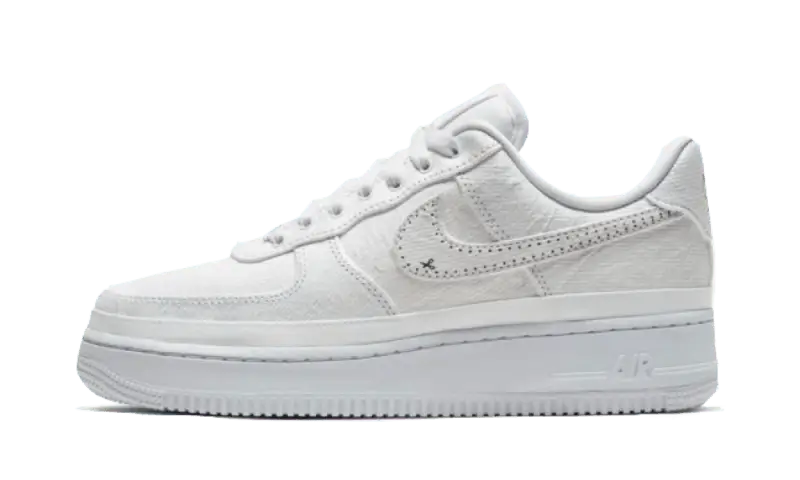 Nike Air Force 1 Low Tear Away White biały - widok główny z boku | Saturaise.com