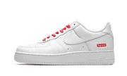 Nike Air Force 1 Low White Supreme biały - widok główny z boku | Saturaise.com