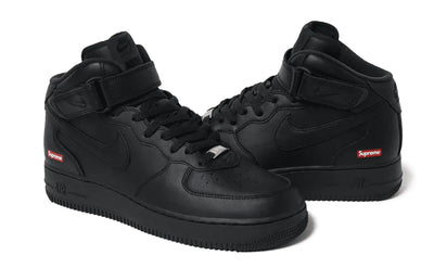Air Force 1 Mid Supreme Black - zdjęcie 2
