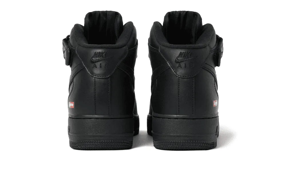 Air Force 1 Mid Supreme Black - zdjęcie 4