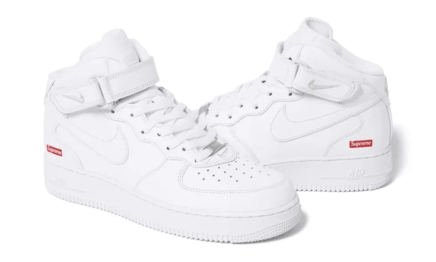 Air Force 1 Mid Supreme White - zdjęcie 2