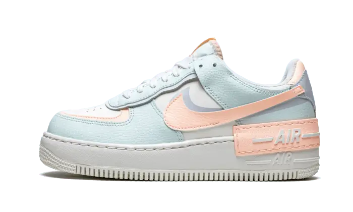 Nike Air Force 1 Shadow Barely Green czarno-szary - widok główny z boku | Saturaise.com