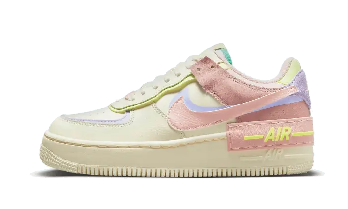 Nike Air Force 1 Shadow Cashmere czarno-szary - widok główny z boku | Saturaise.com