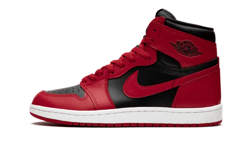 Air Jordan Air Jordan 1 High 85 Varsity Red czarny-biały - widok główny z boku | Saturaise.com