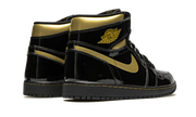 Buty Air Jordan Air Jordan 1 High Black Metallic Gold - widok z przodu - Rozmiary EU